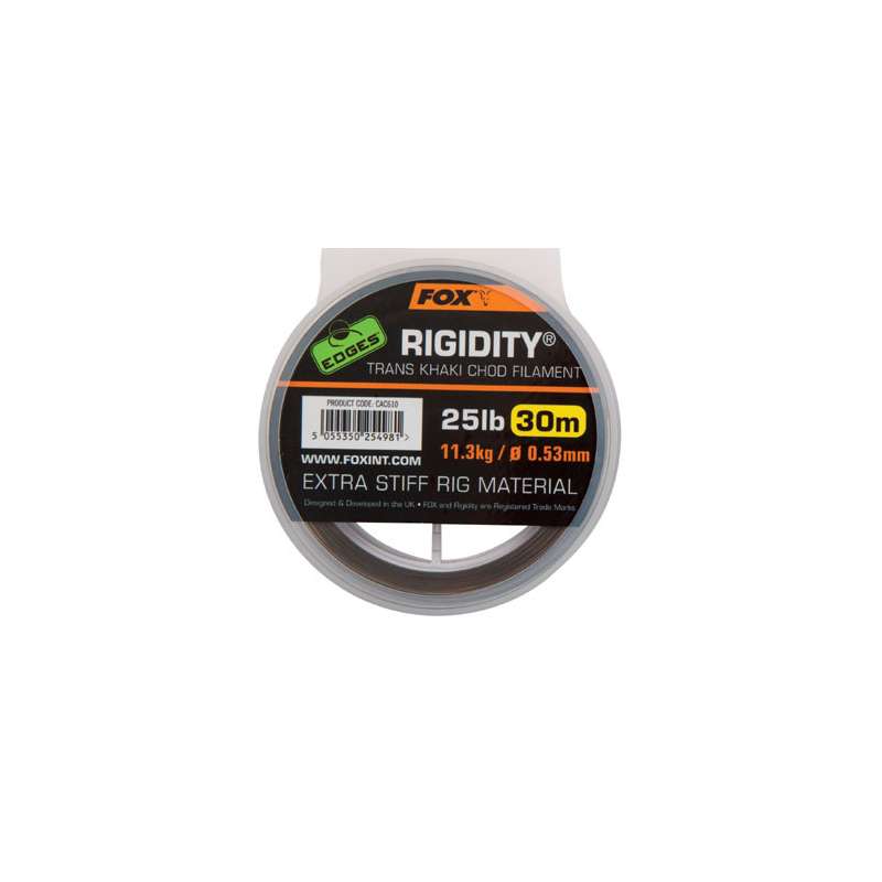 FOX EDGES™ Rigidity® - Trans Khaki 25lb/0.53mm