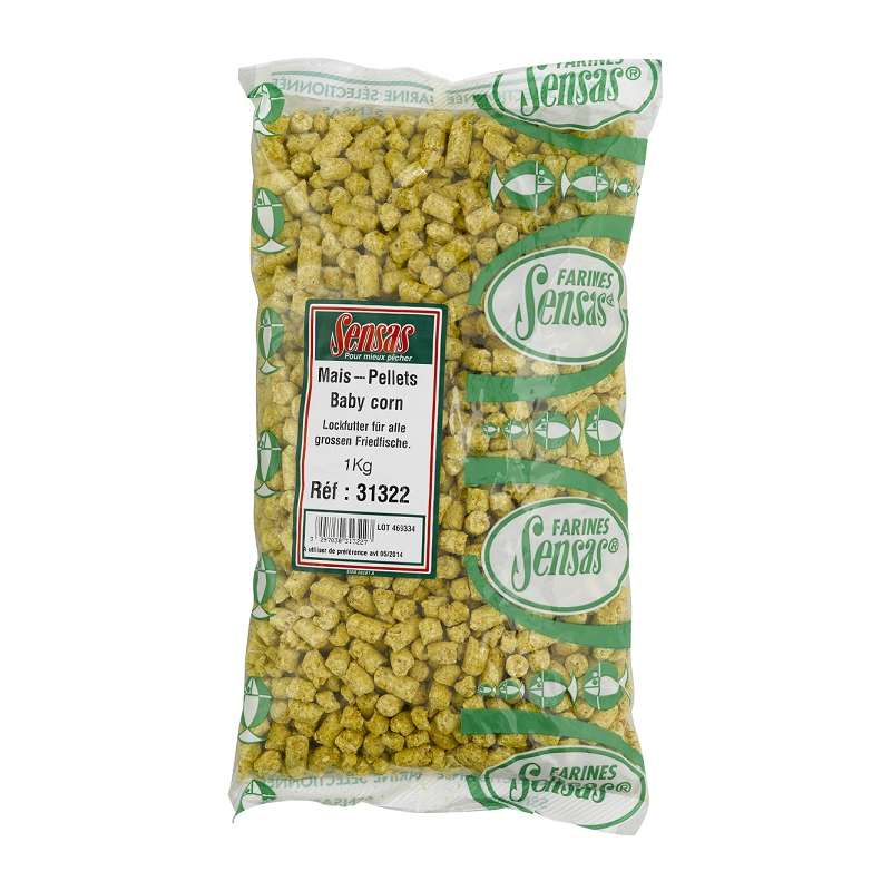 Sensas Kukuričné pelety Baby Corn 1kg