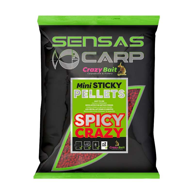 Sensas Pelety Mini Sticky Spicy (korenie) 700g