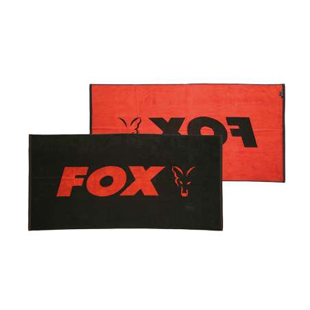 Osuška Fox beach towel Black / Orange