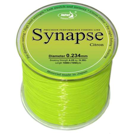 KATRAN Vlasec SYNAPSE CITRON 0.234mm/1000m/9.35lb