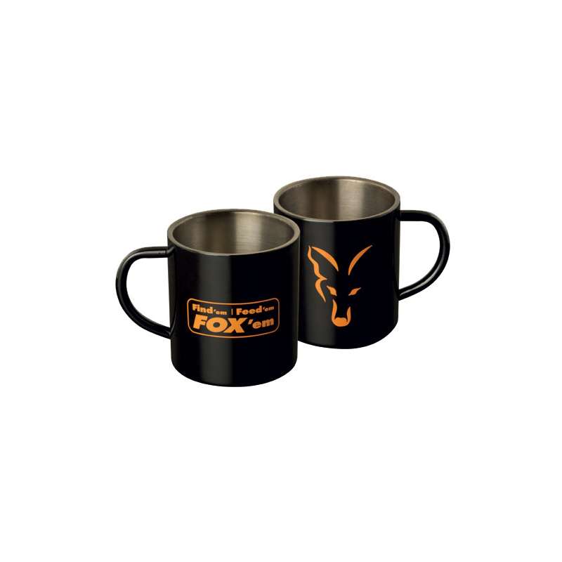 FOX nerezový hrnček Stainless Steel Mug - 400ml