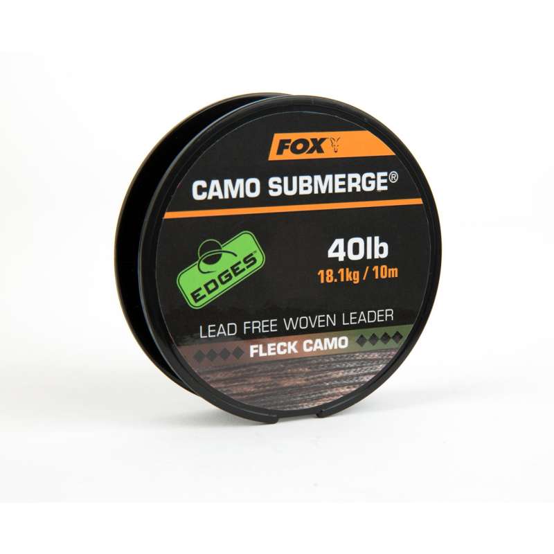 FOX Submerge Fleck Camo Leader 40lb - 10m