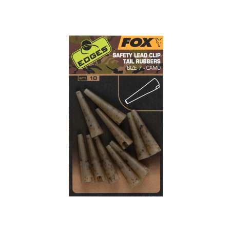 FOX Edges Camo Size 7 lead clip tail rubbers
