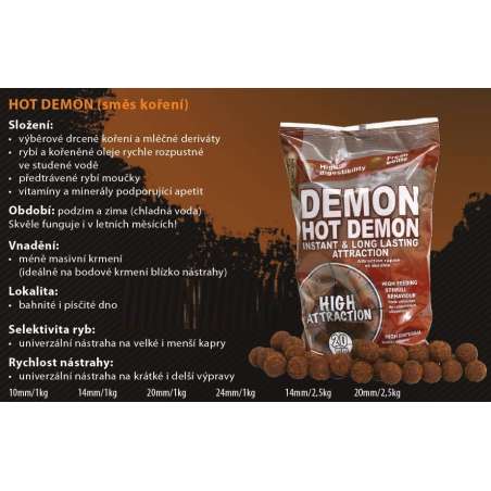 STARBAITS Boilie Concept Hot Demon 20mm 2,5kg