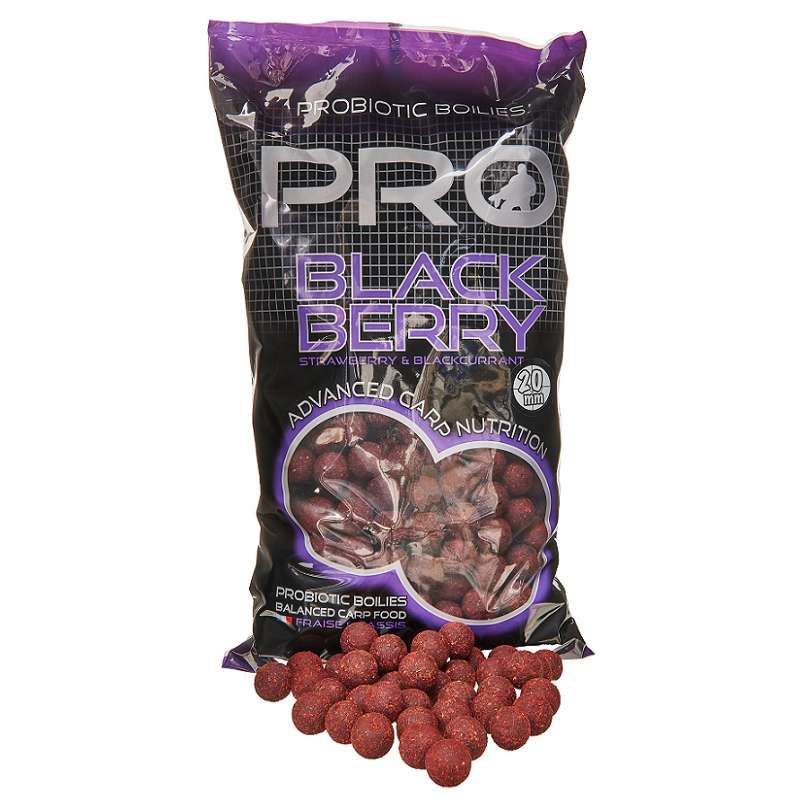 STARBAITS Boilie Probiotic Pro Blackberry 14mm 2,5kg