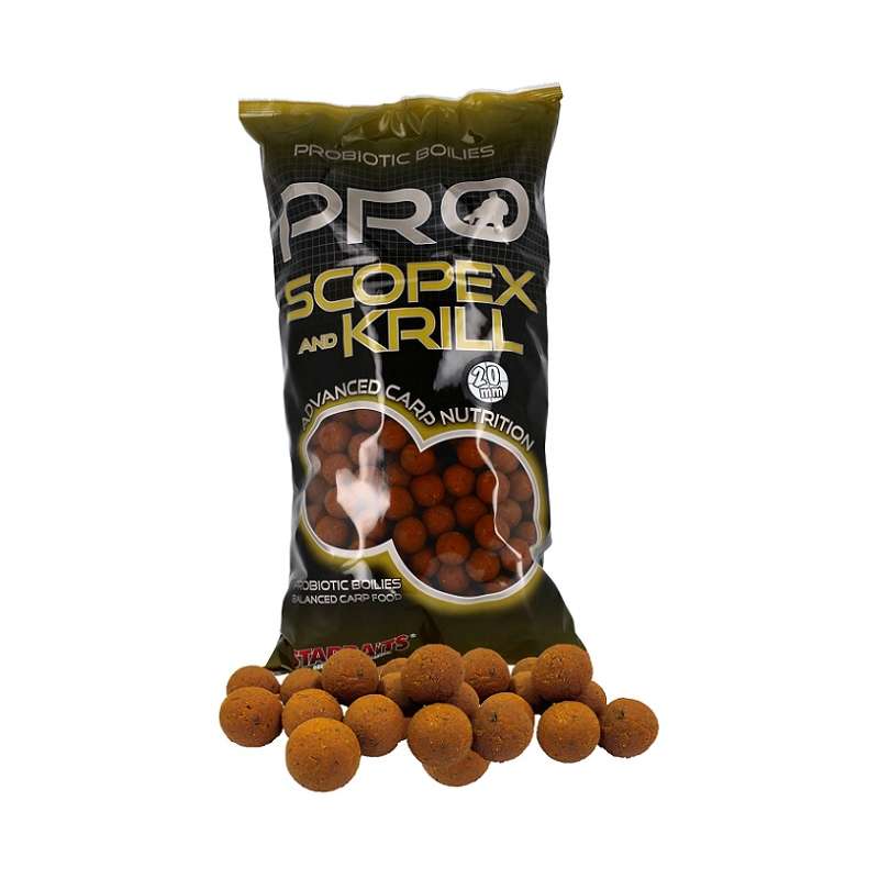 STARBAITS Boilie Probiotic Scopex & Krill 14mm 2,5kg