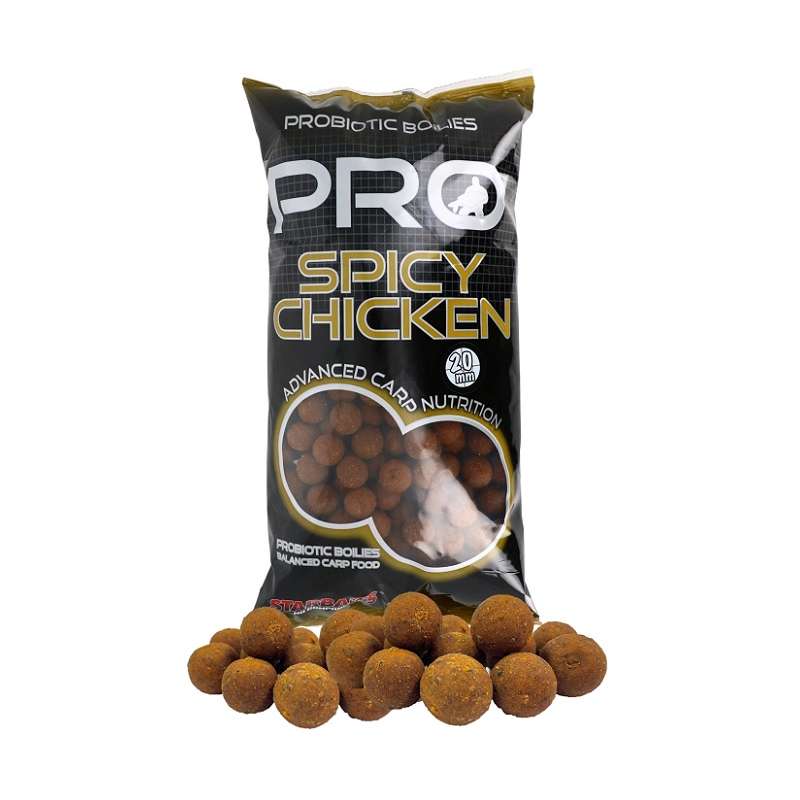 STARBAITS Boilie Probiotic Spicy Chicken 14mm 2,5kg