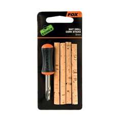 FOX Bait Drill & Cork Sticks - Drill & 6mm Cork Sticks