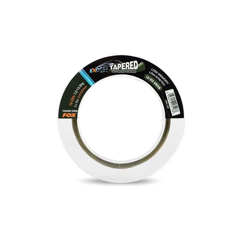 FOX EXOCET PRO TAPERED LEADER 16-35LB 0.37- 0.57mm