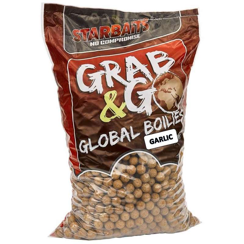 STARBAITS Global boilies GARLIC 20mm 10kg