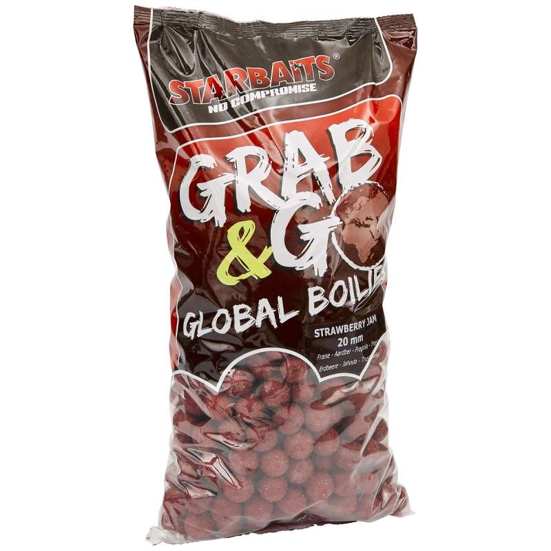 STARBAITS Global boilies Strawberry 2,5kg