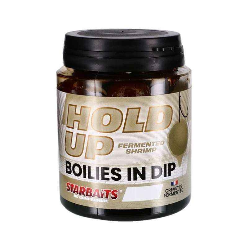 STARBAITS Boilies v dipe Hold Up Fermented Shrimp 150g