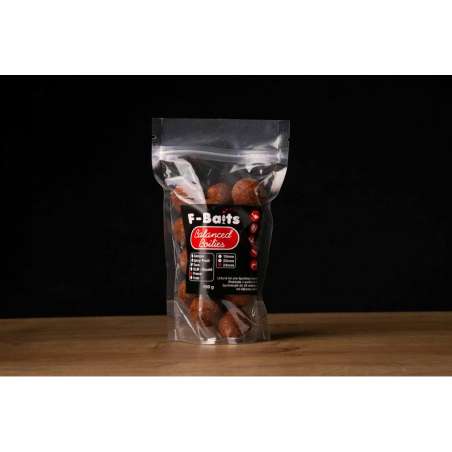 F-Baits Balanced Boilies Prawn (Kreveta) 18mm