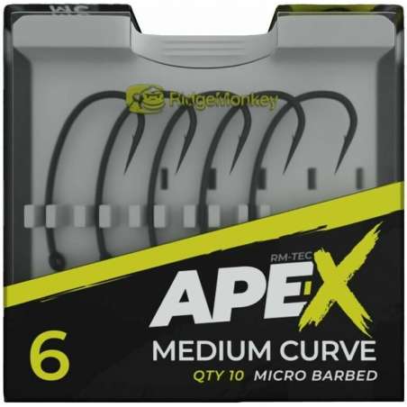 RidgeMonkey Ape-X Medium Curve Hooks