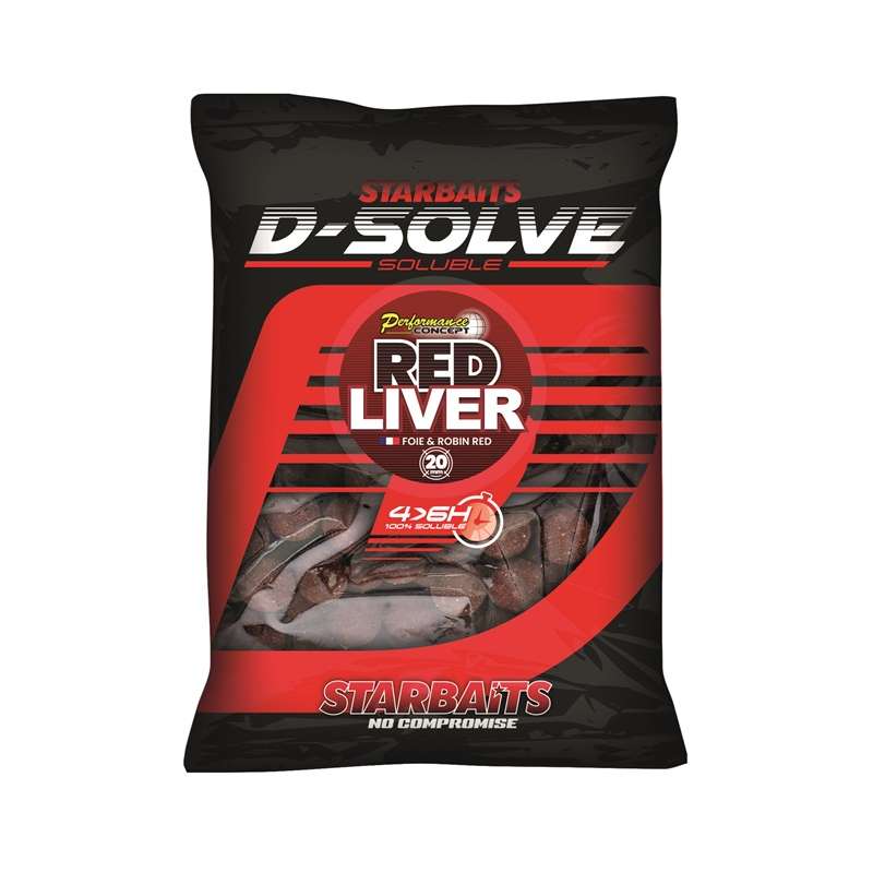 STARBAITS D-Solve Boilies Red Liver 2,5kg 20mm