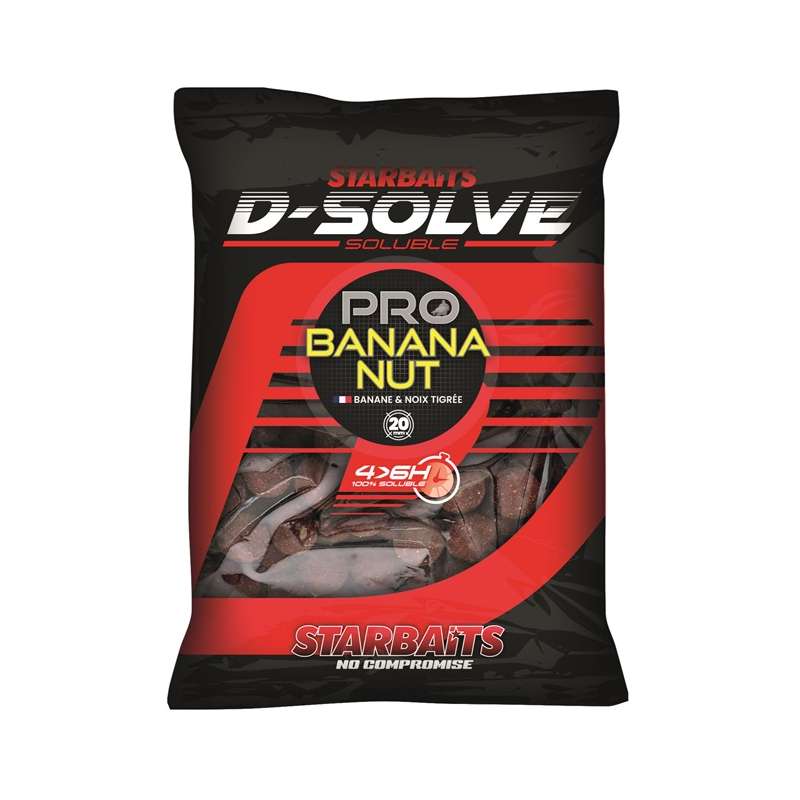 STARBAITS D-Solve Boilies Banana Nut 2,5kg 20mm