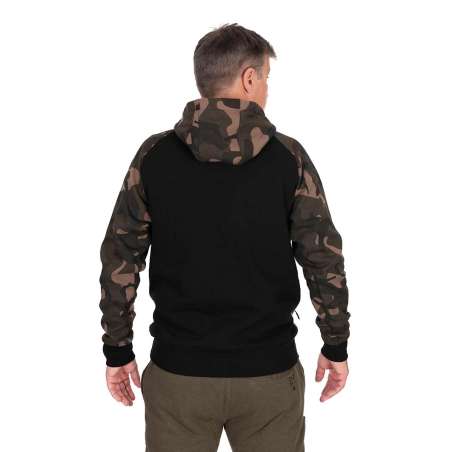 FOX Mikina Black / Camo pullover premium 310 hoodie