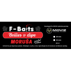 F-BAITS Moruša Boilies v dipe 20mm