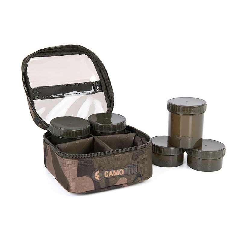 FOX Púzdro Camolite 6 Pot Hookbait case FOX Púzdro Camolite 6 Pot Hookbait case
