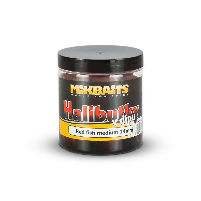 Mikbaits Pelety Halibut v dipe Red Fish Halibut Mikbaits Pelety Halibut v dipe Red Fish Halibut