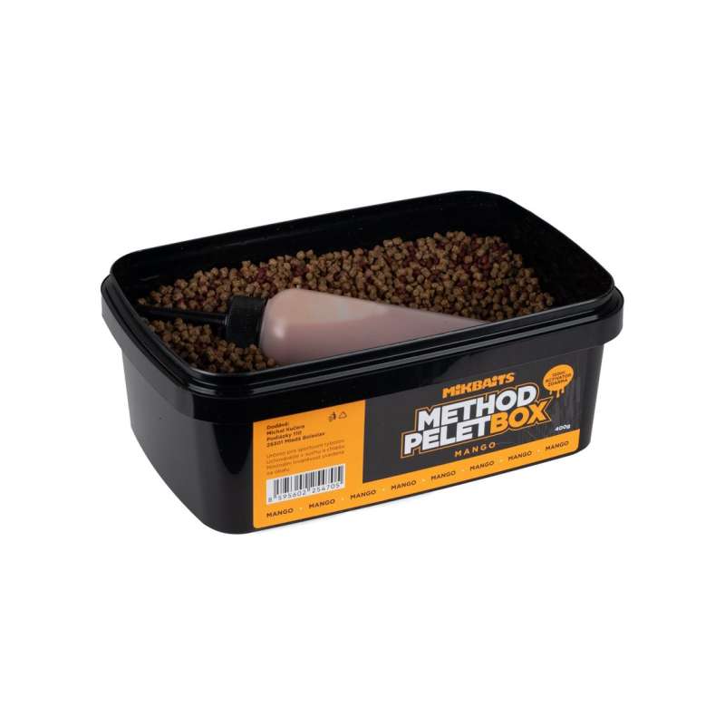 Mikbaits Pelet Box 400g + Activator 120ml Mango