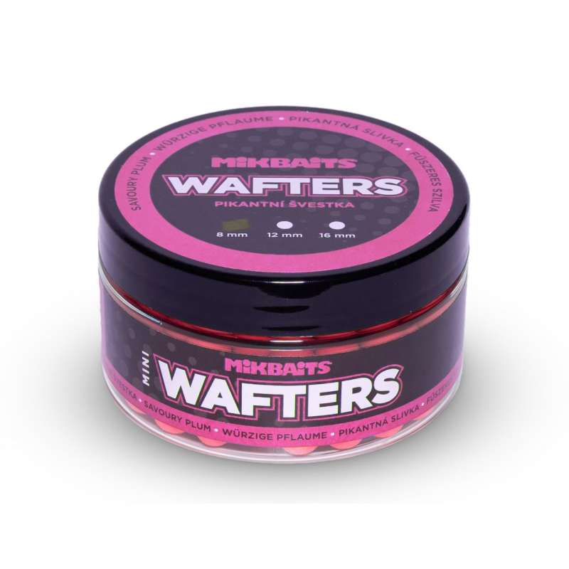 Mikbaits Wafters Mini 8mm 100ml Pikantní švestka Mikbaits Wafters Mini 8mm 100ml Pikantní švestka