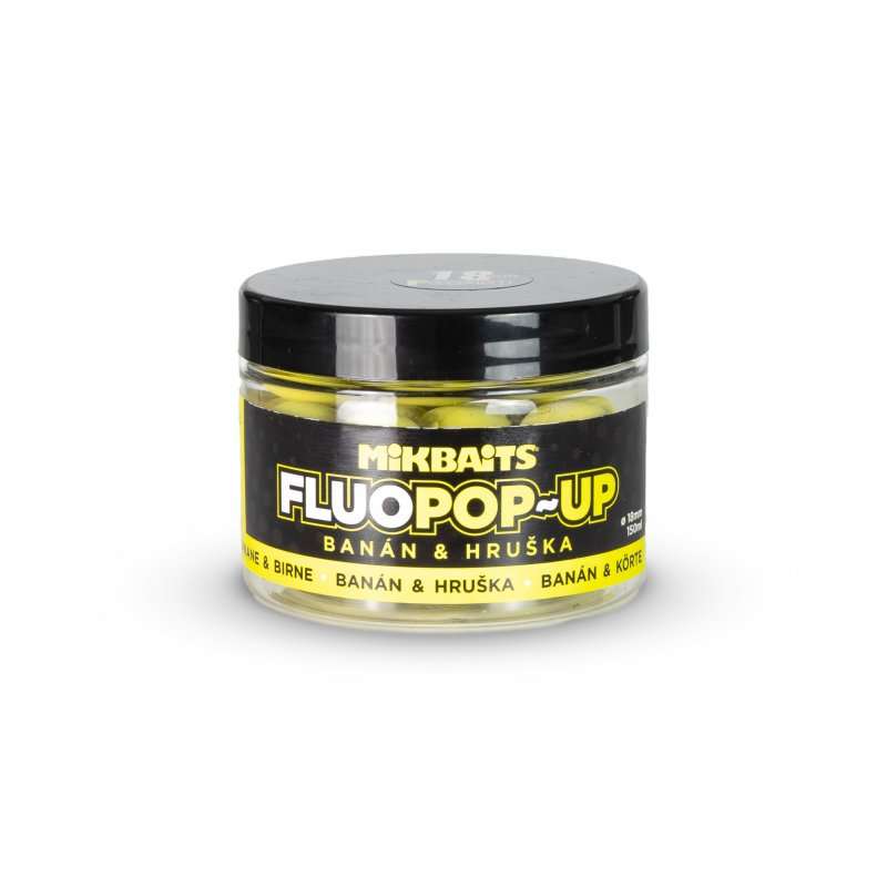 MIKBAITS Fluo Pop-up 150ml Banán Hruška MIKBAITS Fluo Pop-up 150ml Banán Hruška