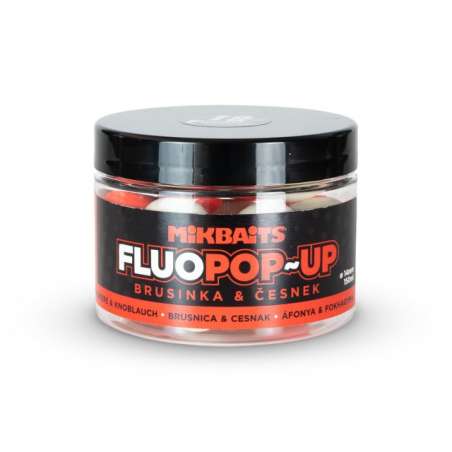 MIKBAITS Fluo Pop-up 150ml Brusinka Česnek