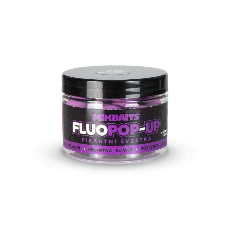 MIKBAITS Fluo Pop-up 150ml Pikantná slivka MIKBAITS Fluo Pop-up 150ml Pikantná slivka