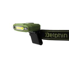 DELPHIN Čelová lampa Razor USB UC