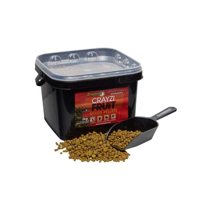 Starbaits Pelety Mixed Crayzi Fruit 2kg Starbaits Pelety Mixed Crayzi Fruit 2kg