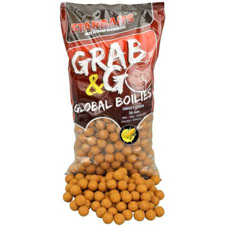 STARBAITS Boilies Global Sweet Corn 2,5kg