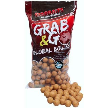 STARBAITS Boilies Global Mega Fish 2,5kg