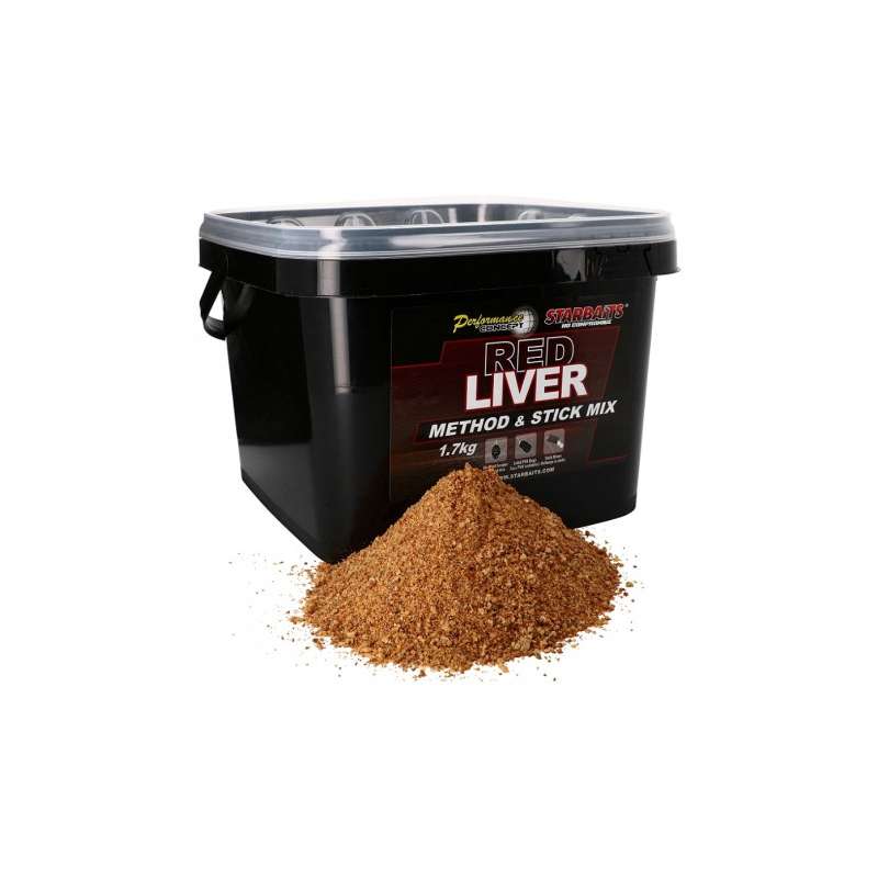 Starbaits Method & Stick Mix Red Liver 1,7kg