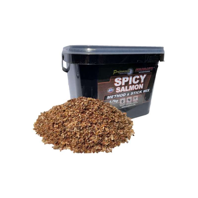 Starbaits Method & Stick Mix Spicy Salmon 1,7kg