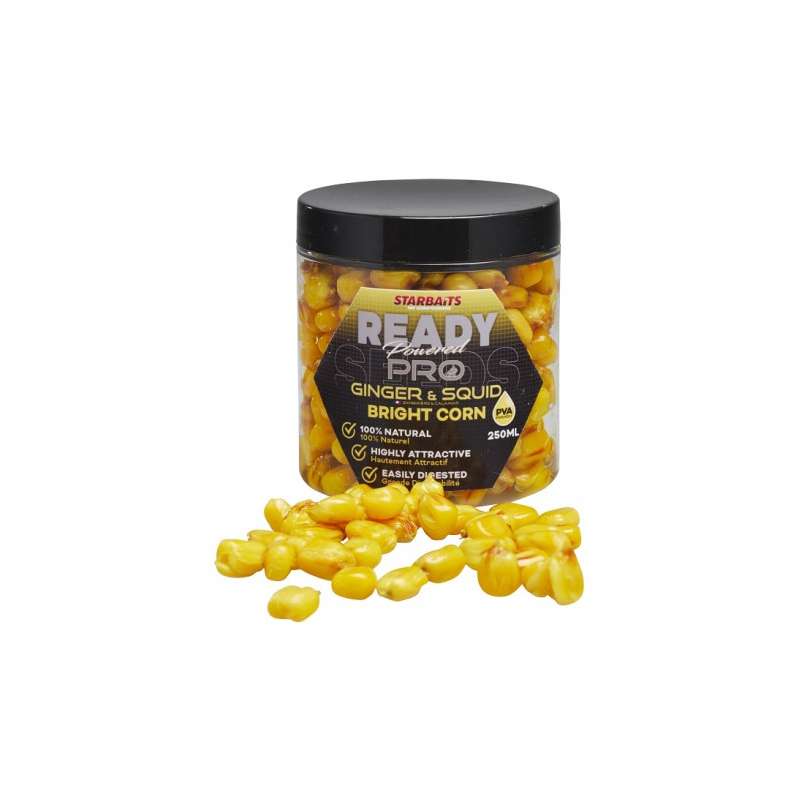 Kukurica Bright Ready Seeds Ginger Squid Starbaits 250ml