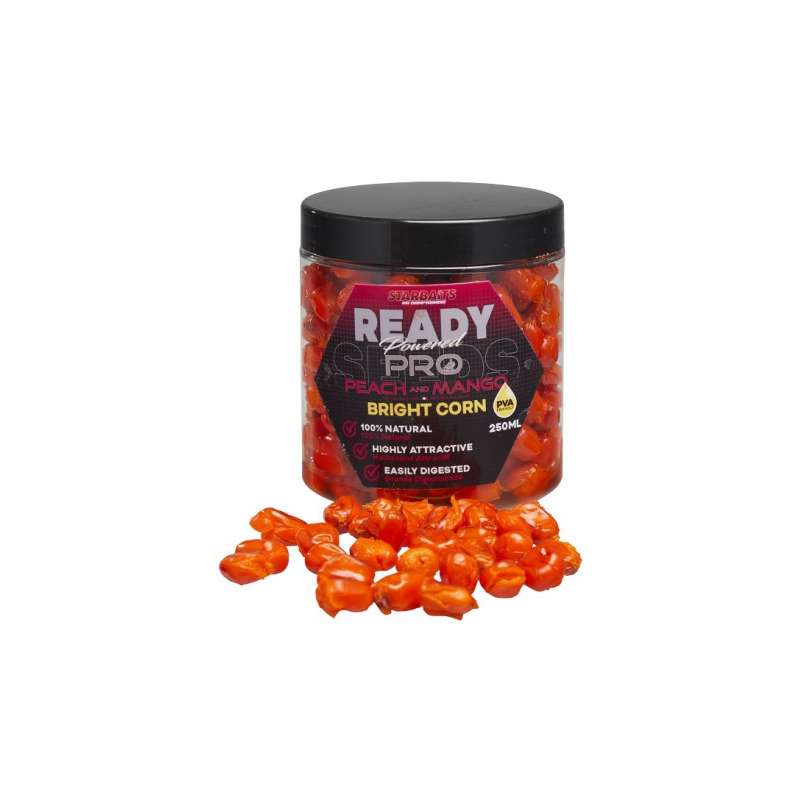 Kukurica Bright Ready Seeds Peach Mango Starbaits 250ml