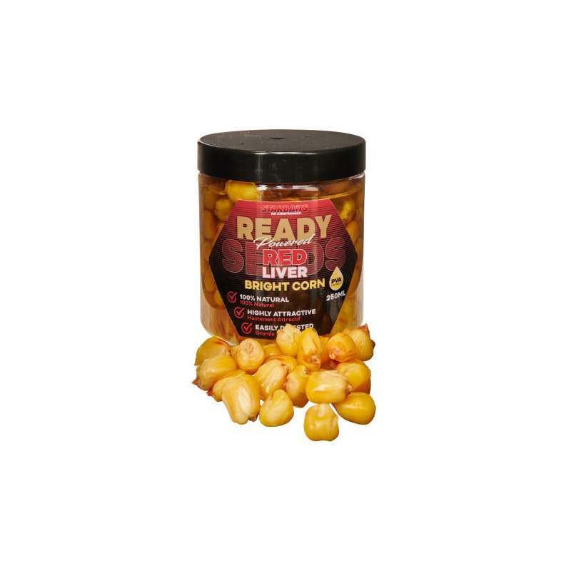 Kukurica Bright Ready Seeds Red Liver Starbaits 250ml